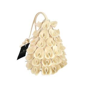 Kate Spade KM753 Other Meringue Smooth Leather Winter Pine 3D Tree Wristlet